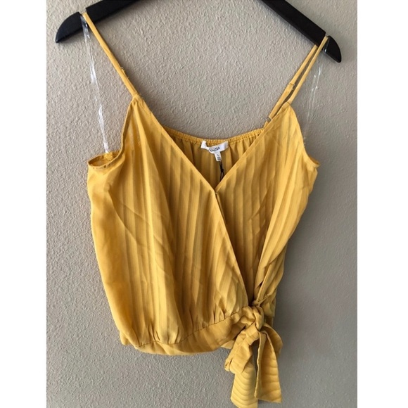 Surplice Side Tie Top - Picture 2 of 2